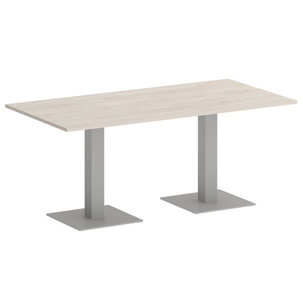 Home Office Стол прямоугольный VR.SP-5-180.2 Денвер светлый/Серый металл 1800*900*753 - Вид 1