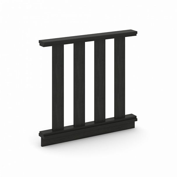 Барьер для зала суда "KODEX" KD.BZ-09 Суар Темный - Вид 1