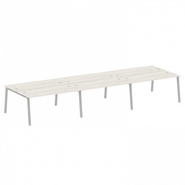 Рабочая станция "Metal System" БА.СМ-6.4 дуб наварра/серый - Вид 1