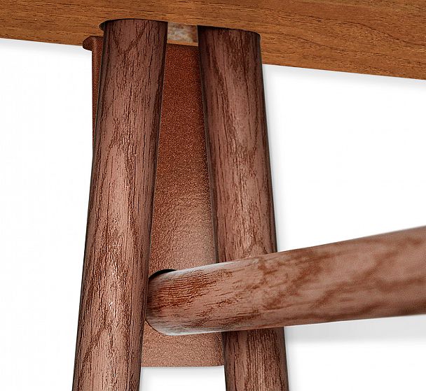 Вешалка Sheffilton SHT-HW2 орех/темный орех - Вид 6