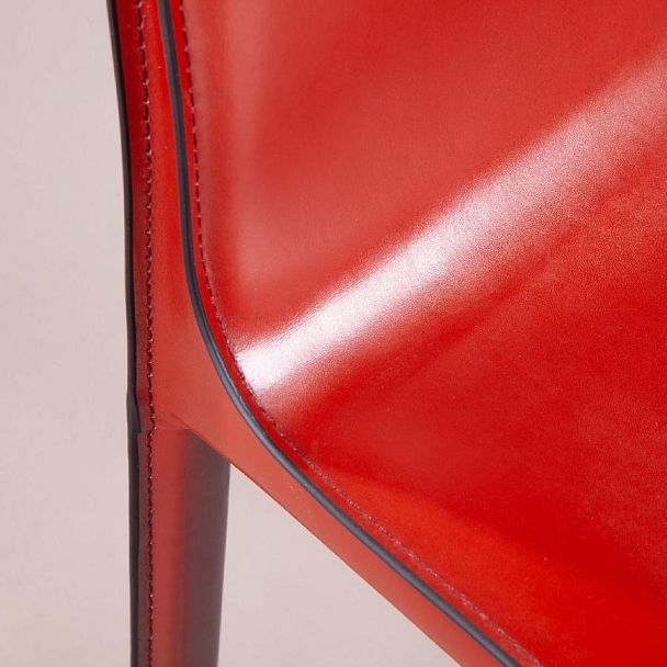 Стул Barrie, кожа ретро-красный - Вид 11