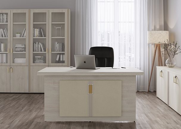 Креденция Chicago 90x42x70 дуб шамони светлый - Вид 8