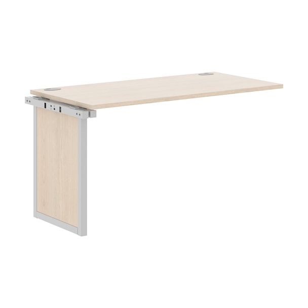 Стол промежуточный XQPIST 1470 Бук Тиара/Алюминий 1400х700х750 XTEN-QP - Вид 1
