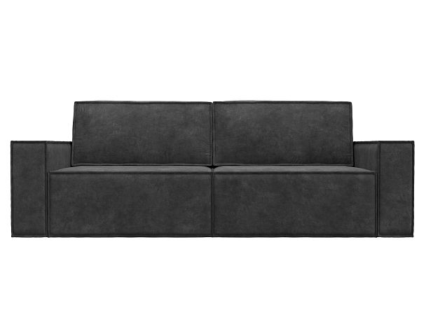 Диван прямой Куба Велюр серый - Вид 2