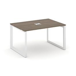 Style Project Next Стол переговорный SN-59O.SPRG-002 Вяз Благородный/Металл Белый 1180*980*750 - Фото предпросмотра