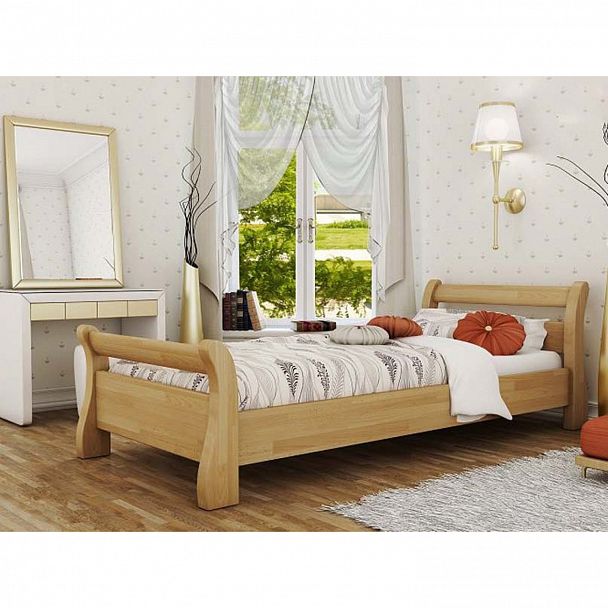 Кровать "Прага" сосна - Вид 1