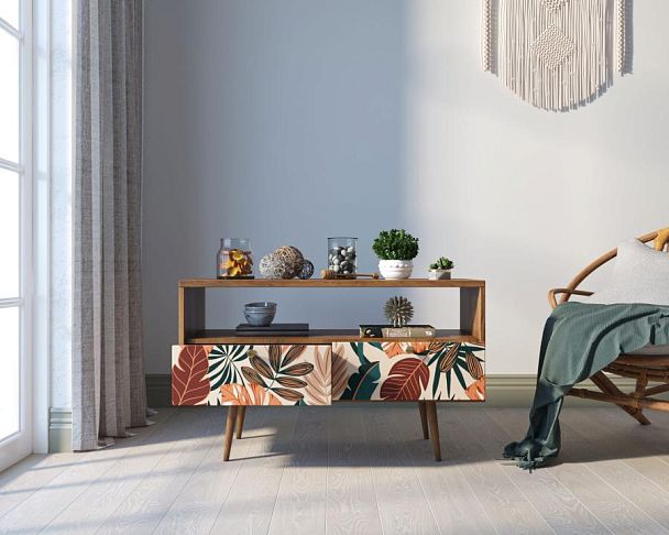 Консоль Berber с двумя ящиками принт 25 арт BB22/Print_25 - Вид 2