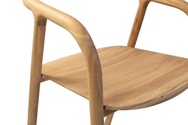 Кресло деревянное из массива дуба Соул Дуб натуральный - Вид 9