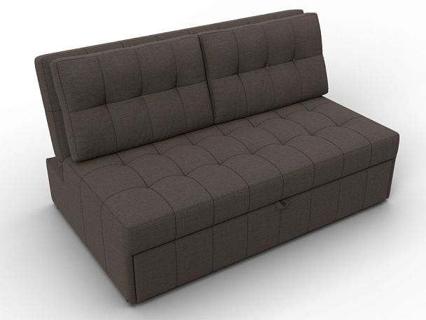 Диван прямой Лига-107 (140) Рогожка коричневый - Вид 6