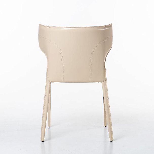 Стул Austin, кожа бежевый - Вид 6