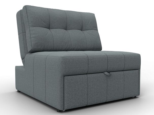 Кресло-кровать Лига-107 (80) Рогожка серый - Вид 1