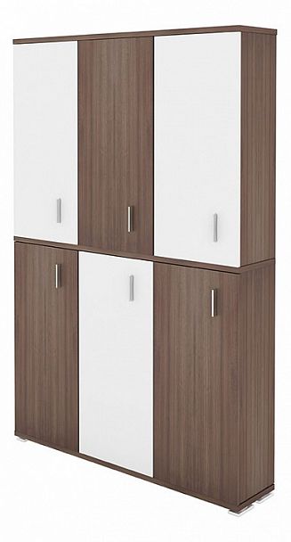 Шкаф книжный Домино ПУ-40-4 Белый/Шамони - Вид 1