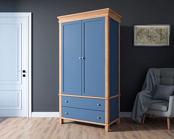 Шкаф двухстворчатый "Jules Verne" из березы и ясеня JV27ETGYB - Вид 2