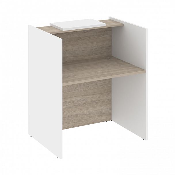 Ресепшн "Onix" O.R-K-3 дуб аттик/белый - Вид 1