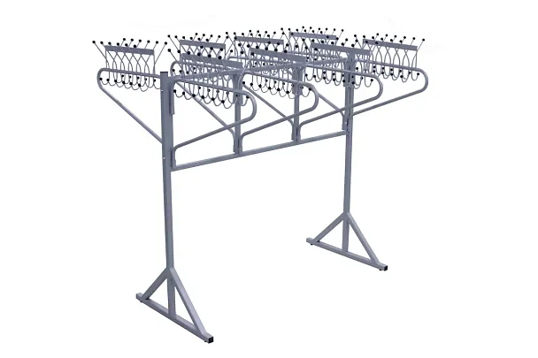 Вешалка поворотная напольная 4СТ на 96 крючков - Вид 5