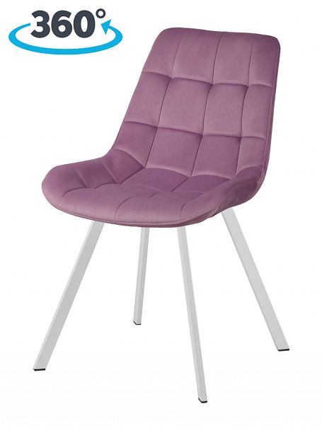Комплект стульев поворотных Эйден М, Confetti lilac/белый, 3 шт. - Вид 1