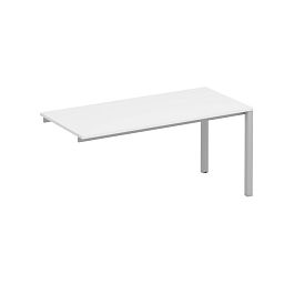 Секция стола рабочей станции на металлокаркасе КФ Комфорт КФ К.С1 1133-1 БП белый премиум / серый - Фото предпросмотра