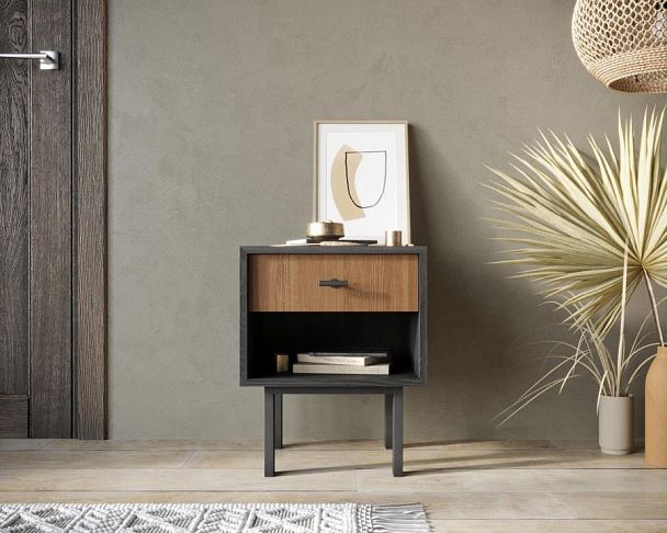 Тумбочка с верхним ящиком Emerson арт EM11 - Вид 4