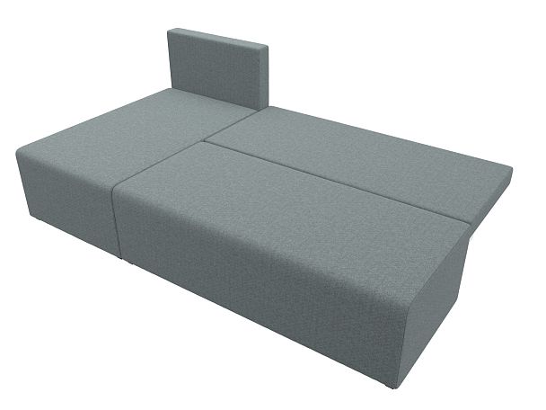 Диван угловой Поло левый угол Рогожка серый - Вид 8
