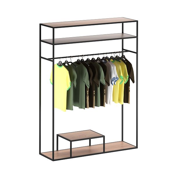 Стеллаж-вешалка 114, лофт - Вид 4