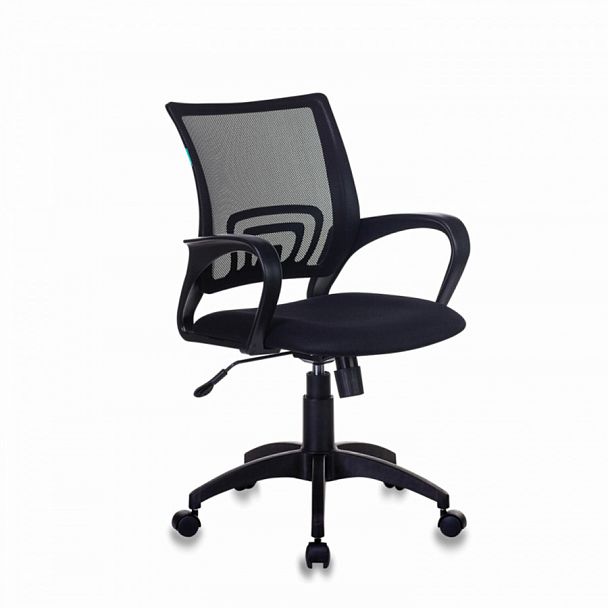 Кресло CH-695N/BLACK, с подлокотниками, сетка, черное - Вид 1