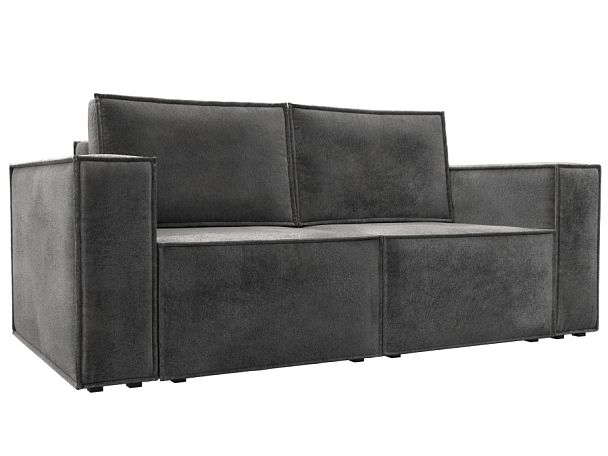 Диван прямой Куба мини Велюр серый - Вид 1