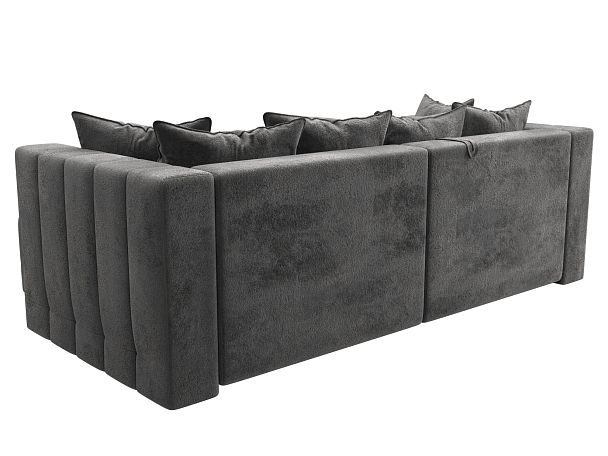 Диван угловой Лига-052 НПБ угол универсальный Велюр серый - Вид 5