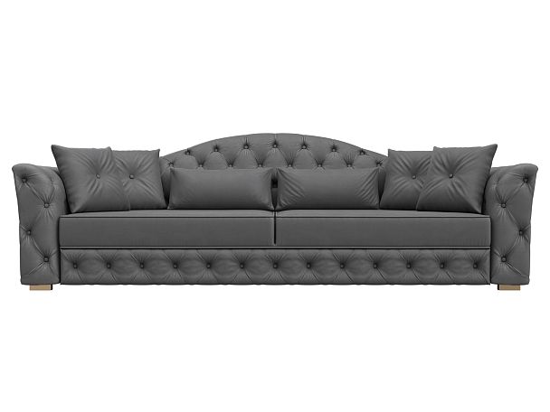 Диван прямой Артис Искусственная замша серый - Вид 2