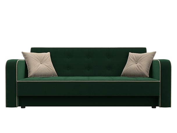 Диван-книжка Тур Велюр зеленый - Вид 2