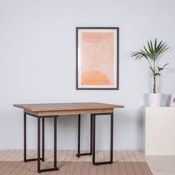 Стол раскладной обеденный Loft 120 Дуб табак - Вид 11