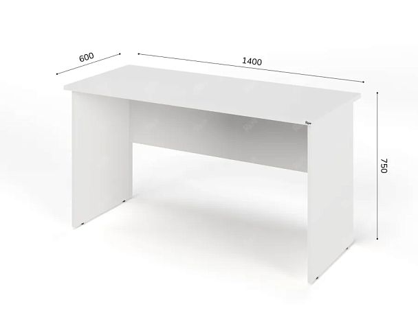ЛАЙТ / LIGHT RLG001-14x6 Прямоугольный стол 140x60x75 Белый - Вид 2