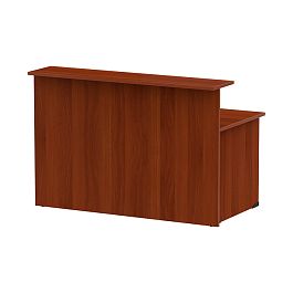 Стойка ресепшн прямая СР-160/80 орех итальянский - Фото предпросмотра