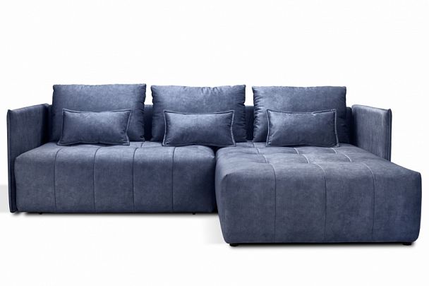 Мягкий угол "Чилетти" синий - Вид 2