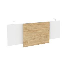 Onix Direct Царга стола руководителя O.M-CSR-3 Белый бриллиант/Тиквуд светлый/Белый металл 1140*450*54 - Фото предпросмотра