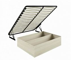 Основание для кроватей марок ТЭКС/Domani 1,4 ортопед. подъемный механизм с ящиком  - Фото предпросмотра