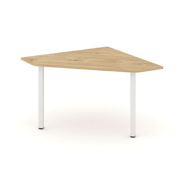 Стайл Проджект Угловой элемент перег. стола SN-5.UPRG-031 Тиквуд Светлый/Металл Белый 1180*1180*750 - Вид 1