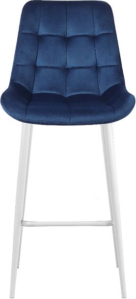 Комплект барных поворотных стульев Эйден, Confetti blue/белый, 2 шт. - Вид 3