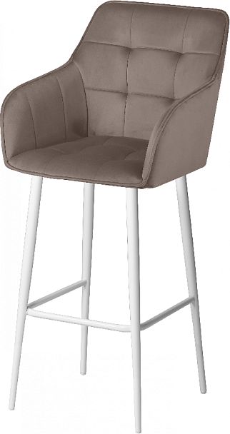 Комплект барных поворотных кресел Мони К, Confetti mocco/белый, 2 шт. - Вид 2