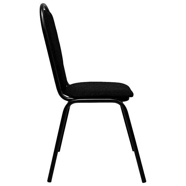 Стул для посетителей РС02М, черный каркас, ткань черная - Вид 5