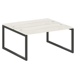 Metal System Quattro Р. ст. на О-образном м/к 50БО.РАС-СП-2.4 Дуб наварра/Антрацит металл 1600*1475*750 - Фото предпросмотра