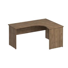 Стол эргономичный правый Комфорт К.125 дуб шамони темный - Фото предпросмотра