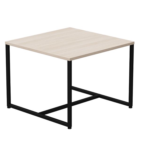 Стол журнальный Everprof EVO 604х604х460 Дуб Соната/Черный - Вид 1