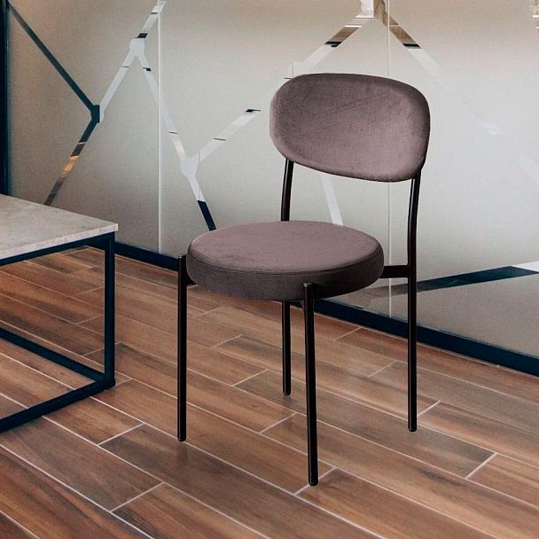 Стул Mason, бархат антрацит 14, стопируемый - Вид 7