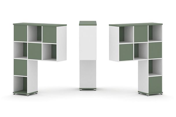 Concept Надставка высокая CN.DNV-001 Кобо/Белый Бриллиант/Металл Белый 1099*350*1486 - Вид 1