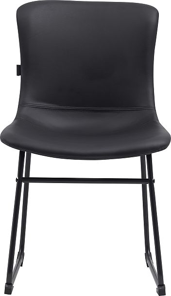 Кресло для посетителей Everprof Expo (Экспо) CF Экокожа Черный - Вид 2