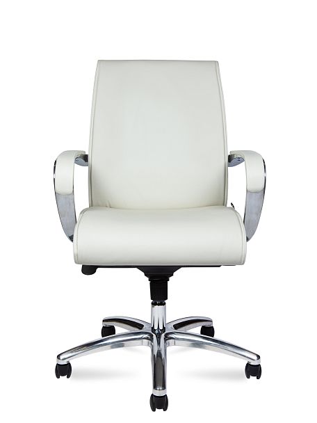 Кресло офисное Sorbonne LB ivory / слоновая кость экокожа - Вид 2