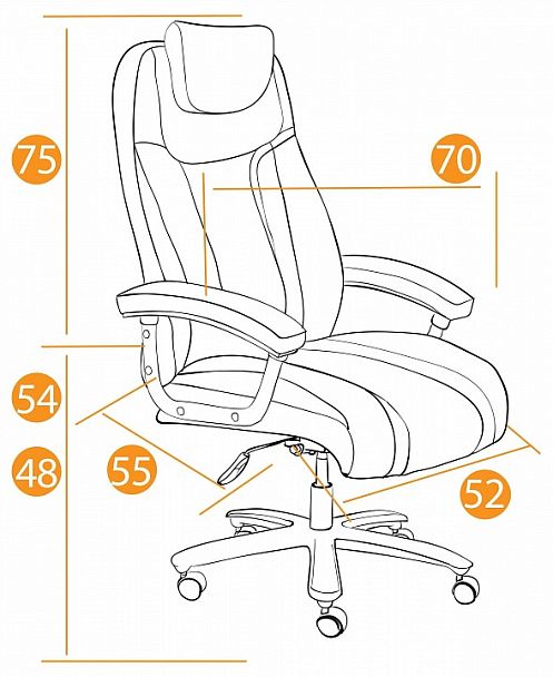 Кресло для руководителя Trust - Вид 12