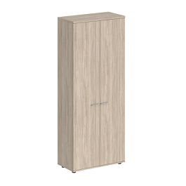 Гардероб Sigma 800х400х1955, з.ст ЛДСП 16 мм / корпус: дуб светлый; фасады: дуб светлый - Фото предпросмотра