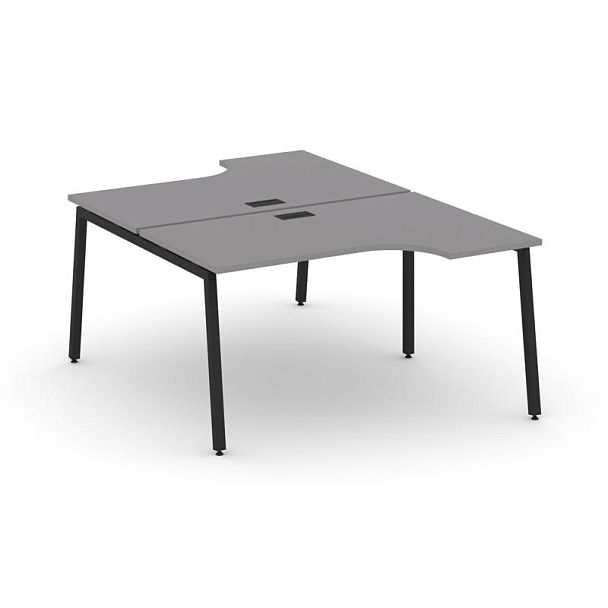 Стайл Проджект Рабочая станция эргономичная SN-4A.DRPA-021 Серый Пепел/Металл Черный 1380*1632/1992* - Вид 1