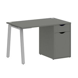 Home Office Стол письменный VR.SP-3-118.1.A Металлик/Серый металл 1180*720*750 - Фото предпросмотра